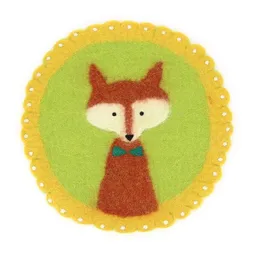 GLOBO Fair Trade GLOBO Fair Trade Sitzkissen /Tischset FUCHS aus Wollfilz – Produktbild 1 von 1