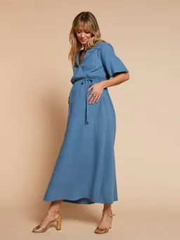 Envie De Fraise Maxikleid aus Musselin für Schwangerschaft und Stillzeit ENVIE DE FRAISE – Produktbild 1 von 1