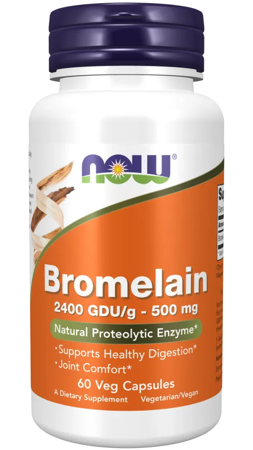 Now Foods Now Foods Bromelain 500 mg 60 Kapseln – Produktbild 1 von 1