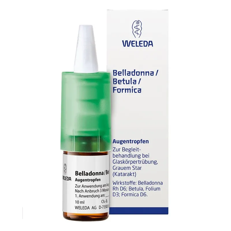Weleda Belladonna/betula/formica Augentropfen – Produktbild 1 von 2