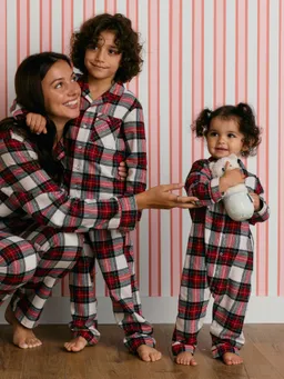 Vertbaudet Vertbaudet Kinder Flanell-Schlafanzug MERRY X-MAS Family Weihnachts-Capsule – Produktbild 1 von 1