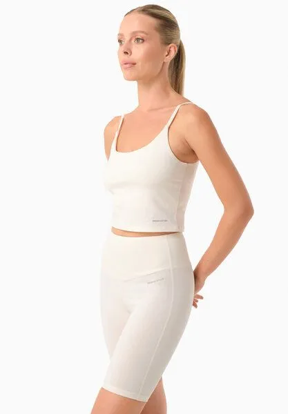 ORGANICATION ORGANICATION TARRA | Crop-Top aus Bio-Baumwolle, Off white, – Produktbild 3 von 4