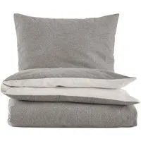 hessnatur hessnatur Biber Wende-Bettwäsche-Set aus Bio-Baumwolle, Grau, – Produktbild 2 von 6