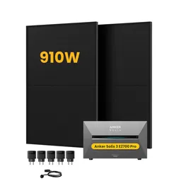 Anker Anker SOLIX Solarbank 3 E2700 Pro, mit 2 x 455W Bifaziale Solarmodule, by Powerness - 2.7kWh / 5 x Smart Plug / Selbstabholung – Produktbild 1 von 1