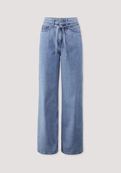 hessnatur hessnatur Jeans ALVA Wide Leg Soft aus Bio-Baumwolle mit TENCEL Lyocell, Light blue, – Produktbild 7 von 8