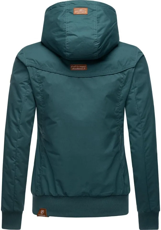 ragwear ragwear Winterjacke Jotty Winter stylische Outdoorjacke mit abnehmbarer Kapuze, Grün, – Produktbild 4 von 5
