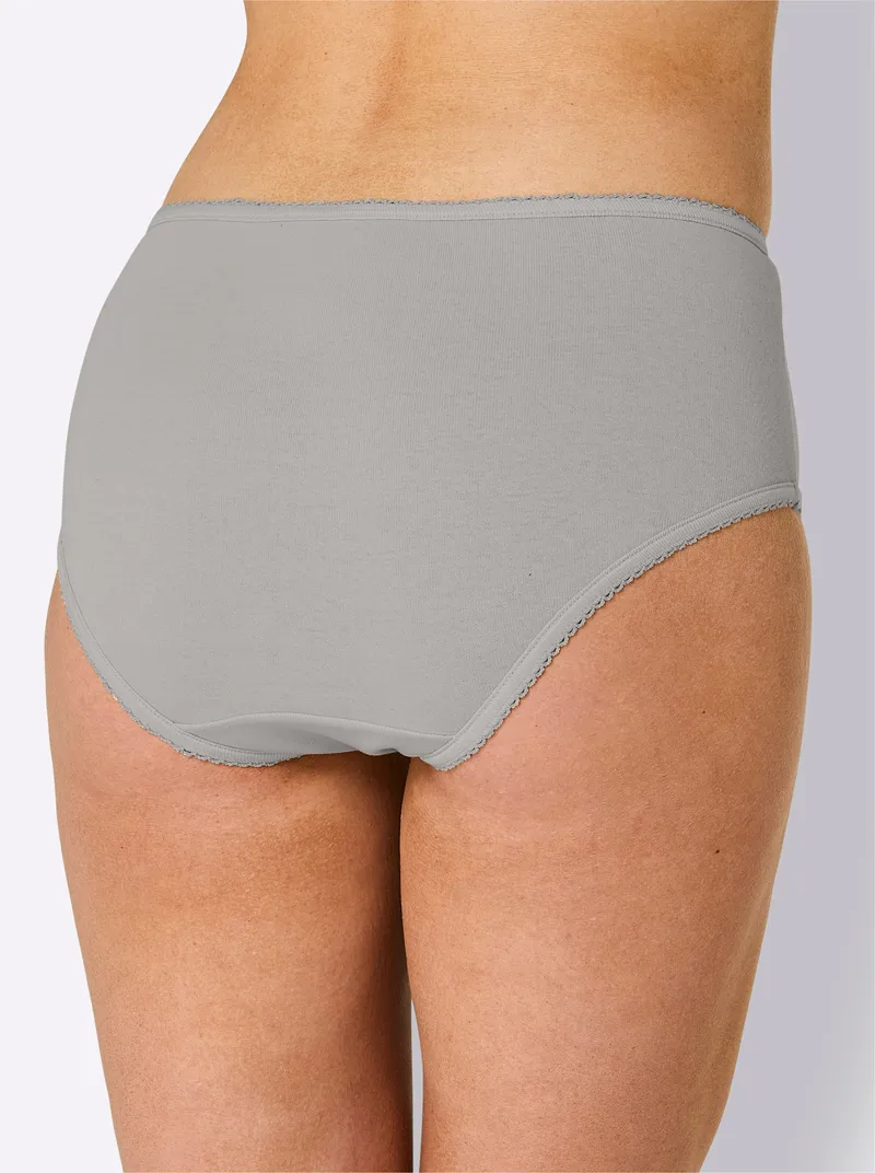 Witt Hüftslip steingrau + sand + bordeaux, Steingrau + sand + bordeaux, – Produktbild 3 von 3
