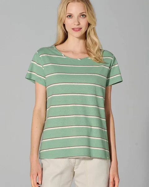 HempAge HempAge Hanf Sommer T-Shirt, Menta, – Produktbild 2 von 2