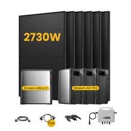 EcoFlow EcoFlow Stream Ultra X, Solaranlage mit Speicher, mit 6 x 455W Bifazialen Solarmodulen, by Powerness - Stream Ultra X + 3 x Stream AC Pro | 9600Wh / ohne Zubehör / Selbstabholung – Produktbild 1 von 1