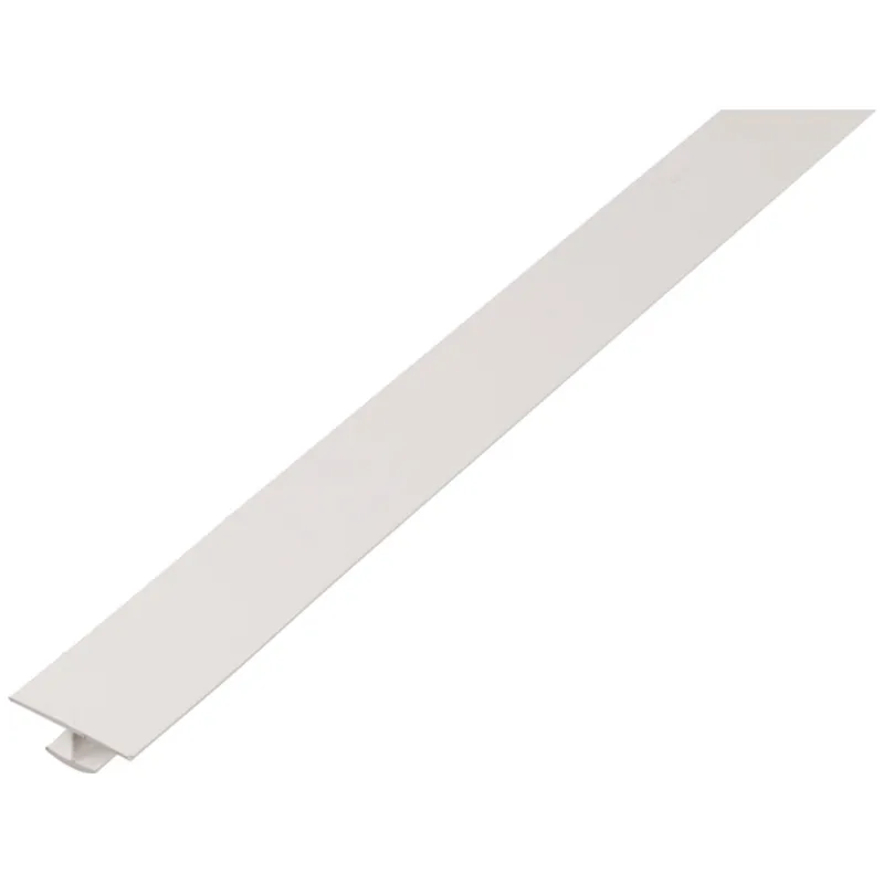 Alberts ALBERTS H-Profil, PVC weiß, LxB obenxHxB unten 2000 x 25 x 6 x 10 mm – Produktbild 1 von 1
