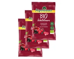 Alpenbauer Alpenbauer Süßigkeit, Alpenbauer Bio Waldbeeren Bonbons mit flüssigem Kern 90g 3er Pack – Produktbild 1 von 1