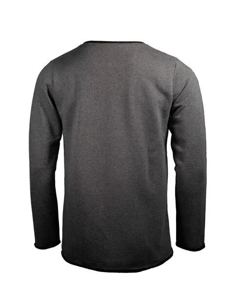 EMPIRE-THIRTEEN EMPIRE-THIRTEEN Basic Sweater "EMPIRE", Grau, – Produktbild 2 von 4