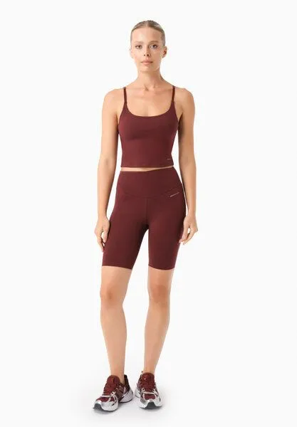ORGANICATION ORGANICATION TARRA | Crop-Top aus Bio-Baumwolle, Bordeaux, – Produktbild 2 von 4