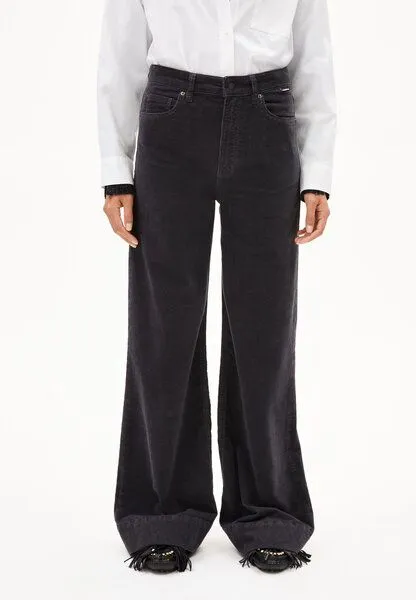 ARMEDANGELS ARMEDANGELS MURLIAA CORDUROY Damen Cordhose aus Bio-Baumwoll Mix, Dark steel, – Produktbild 1 von 3