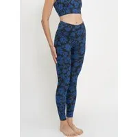 boochen boochen Surf & Yoga Highwaist Leggings mit Moonflower Print, Dark moonflower (schwarz), – Produktbild 1 von 1