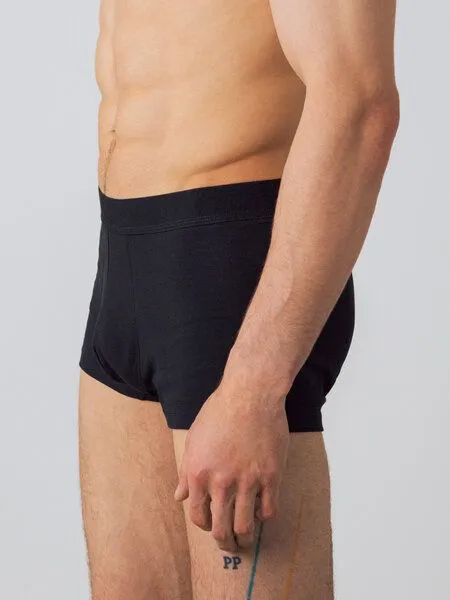 Honest Basics Honest Basics Boxershorts 3er-Pack aus Bio- und recycelter Baumwolle, Schwarz, – Produktbild 5 von 5