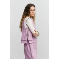 Rotholz Rotholz Damen vegan Wrap Top Pink Mist – Produktbild 1 von 1