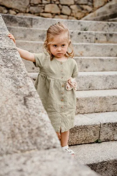 PETER JO PETER JO Kleid Beautie Flower, Olive, – Produktbild 2 von 4