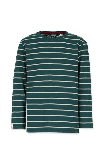 Band of Rascals Band of Rascals Striped Longsleeve, Racing-green-moos, – Produktbild 2 von 3
