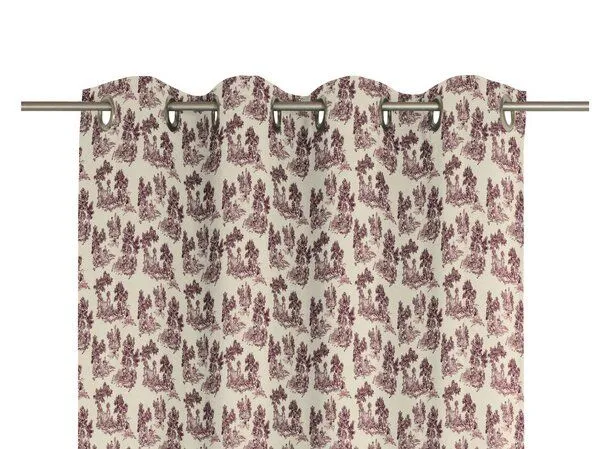 Nature by Adam Nature by Adam Vorhang aus 100% Bio-Baumwolle - Made in Germany - Good Old Days, Dunkelrot, – Produktbild 6 von 7
