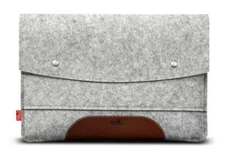 Pack & Smooch Pack & Smooch Macbook Pro 14" Hülle Hampshire aus Leder und 100% Wollfilz (Mulesing-frei) – Produktbild 1 von 1