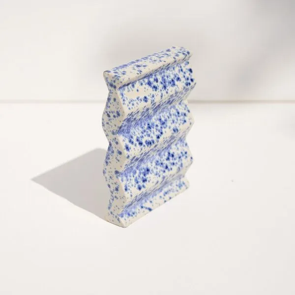 OBAstudios OBAstudios Seifenschale aus Keramik Rocky M. in 4 neuen Farben, Blue splatterware (blau), – Produktbild 3 von 3
