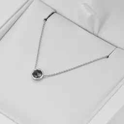 Eppi Eppi Goldene Halskette Bezel mit Salz-und-Pfeffer-Diamanten Terun – Produktbild 1 von 1