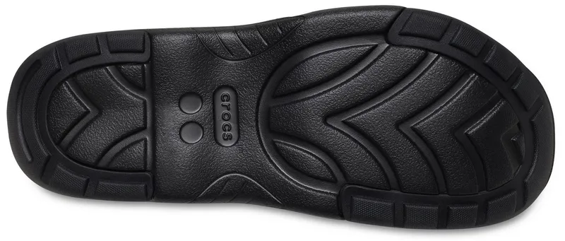 Crocs Crocs Yukon Fisherman Sandale Halbschuh, Slipper, Trekkingschuh mit praktischem Klettverschluss, Schwarz, – Produktbild 5 von 5