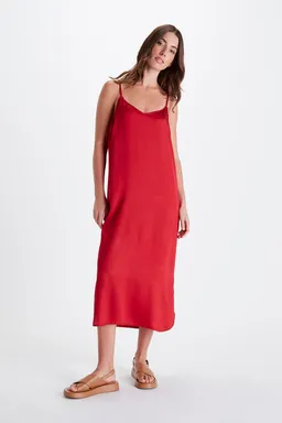 Neu Nomads Neu Nomads Damen vegan Slip Dress Easy Fuchsia – Produktbild 1 von 1