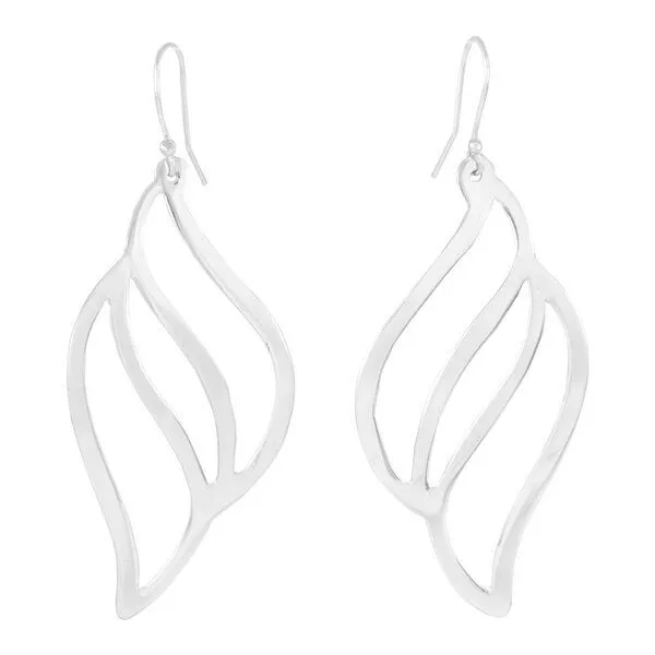pakilia pakilia Ohrringe Silber Flamme sustainable minimalistisch handmade Fair-Trade – Produktbild 1 von 4