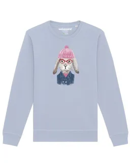 watapparel watapparel Sweatshirt Unisex Hase – Produktbild 1 von 1