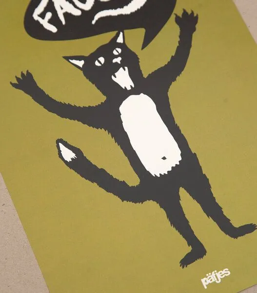 päfjes päfjes Ferdinand Fauch Katze - Poster A4 – Produktbild 2 von 2