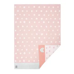 Lässig Lässig Babydecke  Lela Light Pink 100 % Bio-Baumwolle 70 x100 cm  Neu – Produktbild 1 von 1