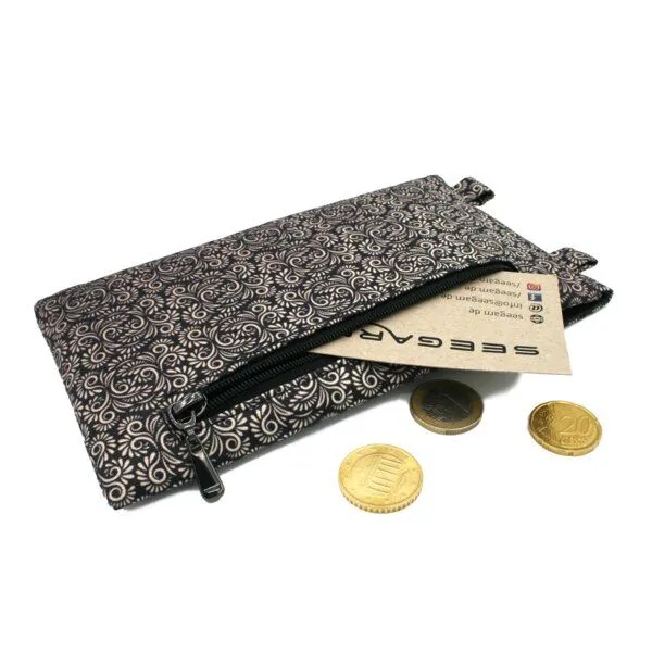 Seegarn Seegarn Handytasche / Umhängetasche (MB26), K2 - kette schwarz, – Produktbild 2 von 3