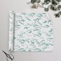 Fines Papeterie Fines Papeterie 10m Seidenpapier EUKALYPTUS * handgezeichnet * auf Rolle * Geschenkpapier – Produktbild 1 von 1