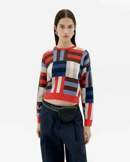 thinking mu thinking mu Philis Biobaumwoll-Kurzpullover – Produktbild 1 von 1