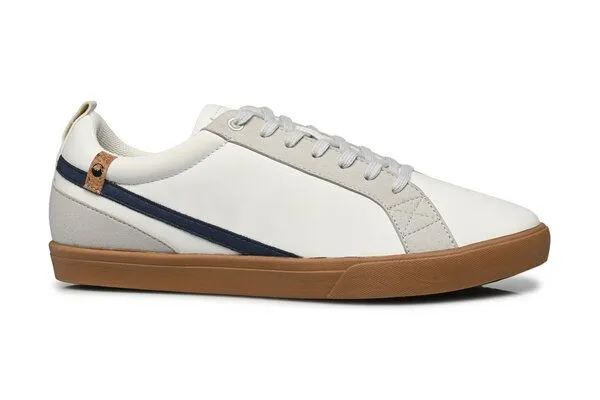 SAOLA SAOLA Vegane Sneaker für Herren - Cannon VL, Weiss -/dunkelgrau, – Produktbild 2 von 4
