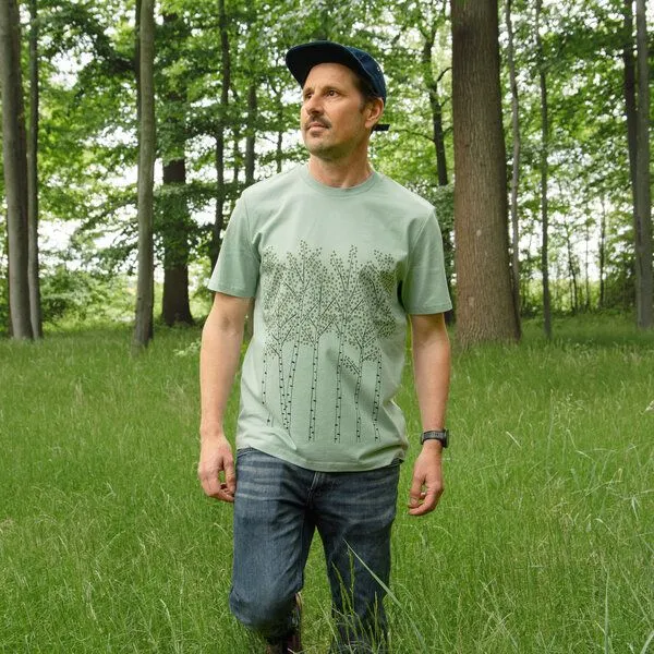 Cmig Cmig Birken T-Shirt in aloe für Outdoor Fans, Aloe (türkis), – Produktbild 3 von 4