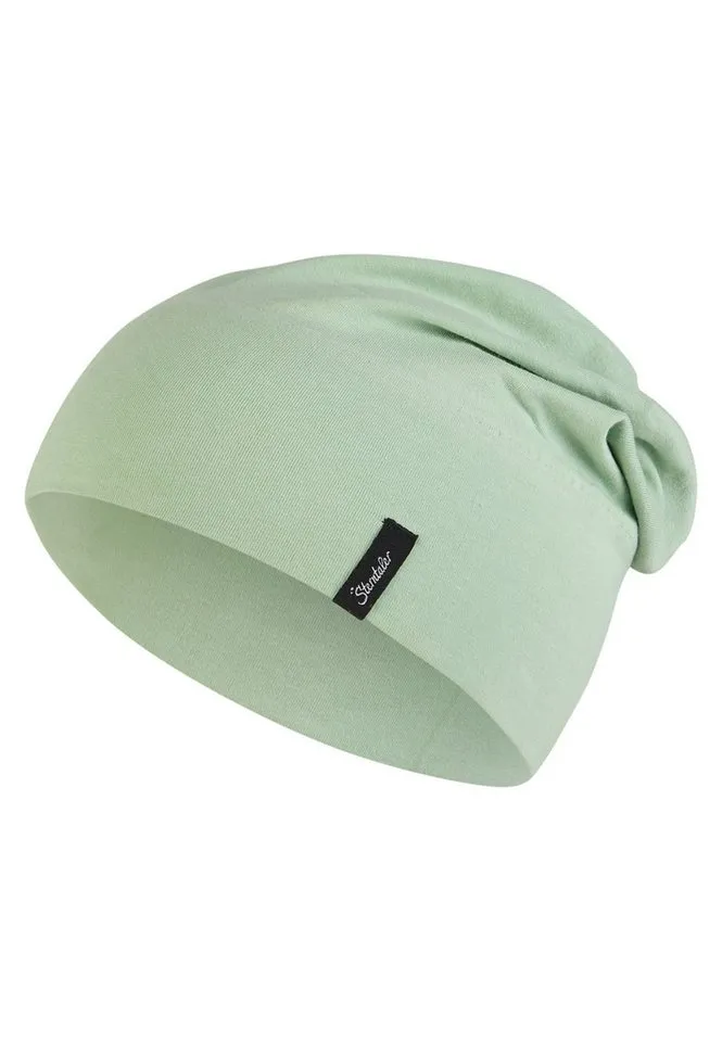 Sterntaler Sterntaler Beanie OCS Beanie Doppelpack (1-St) OCS Kindermützen aus unifarbenem Singlejersey im Doppelpack, Bunt, – Produktbild 4 von 5
