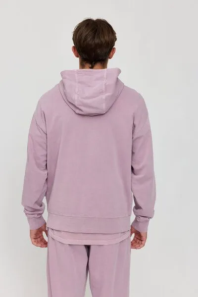 Mazine Mazine Unisex-Hoodie, Eco dye mauve, – Produktbild 4 von 4