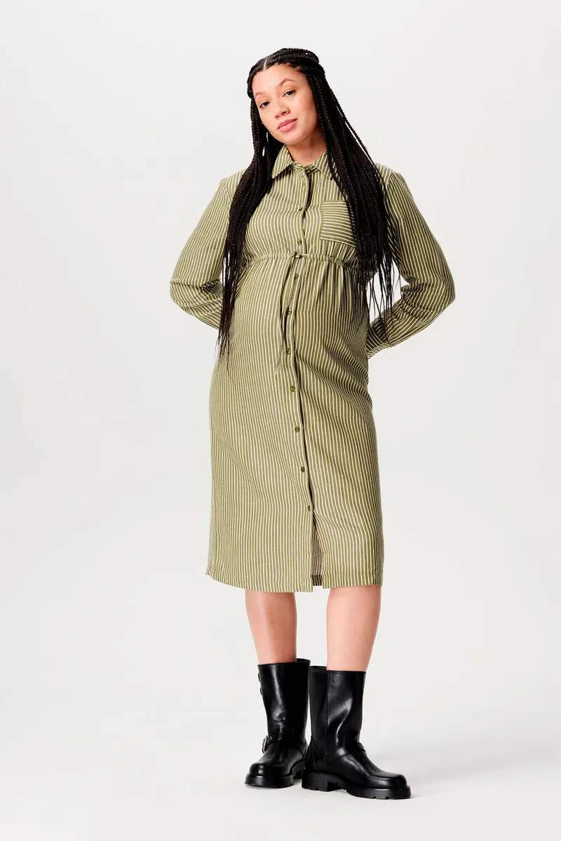 Noppies Maternity Still-Kleid Vaala, Gruen, – Produktbild 1 von 3