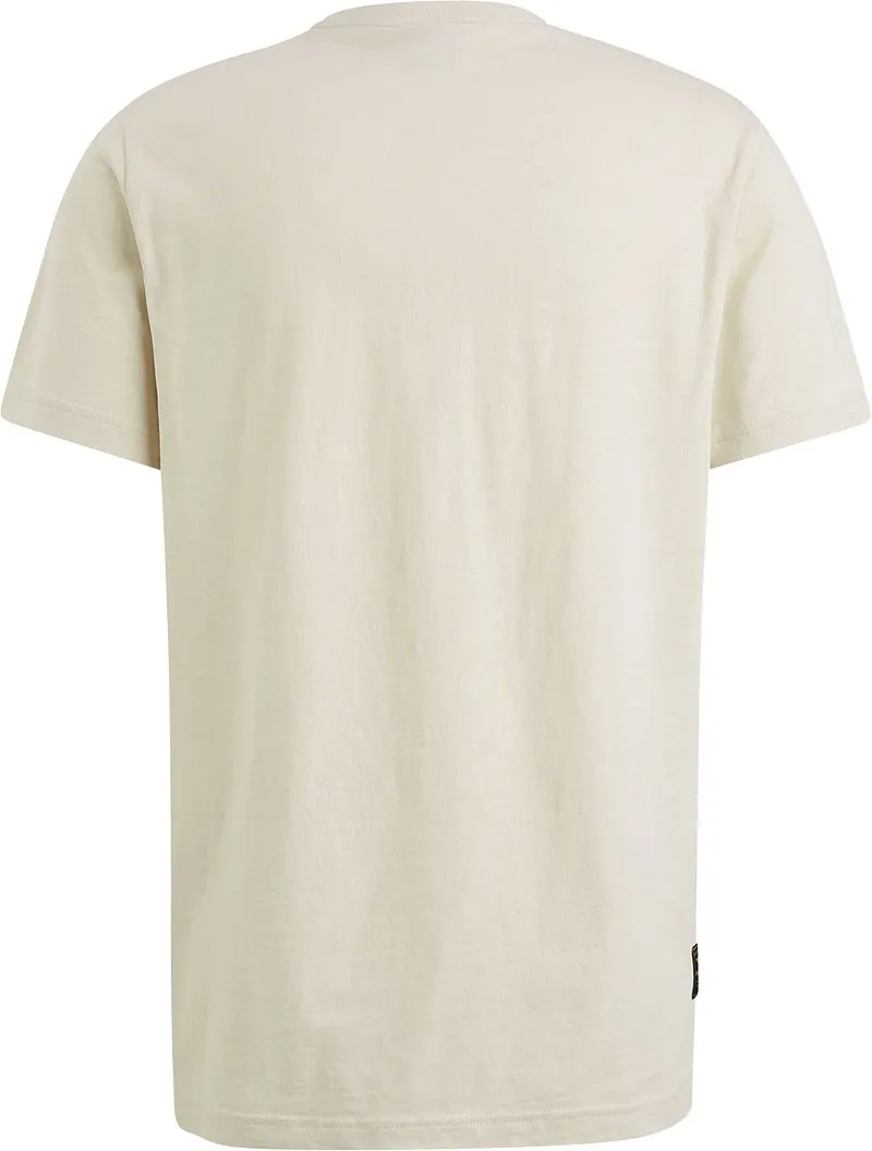 PME Legend PME Legend Jersey Logo T-Shirt Ecru, Beige, – Produktbild 5 von 5