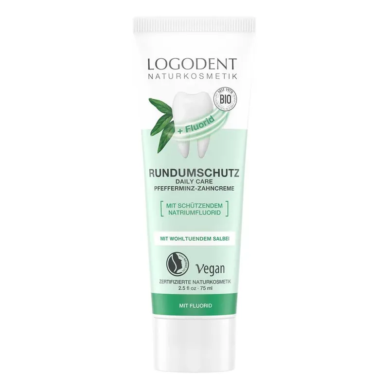LOGONA Logona Kräuterzahngel Pfefferminz – Produktbild 1 von 3