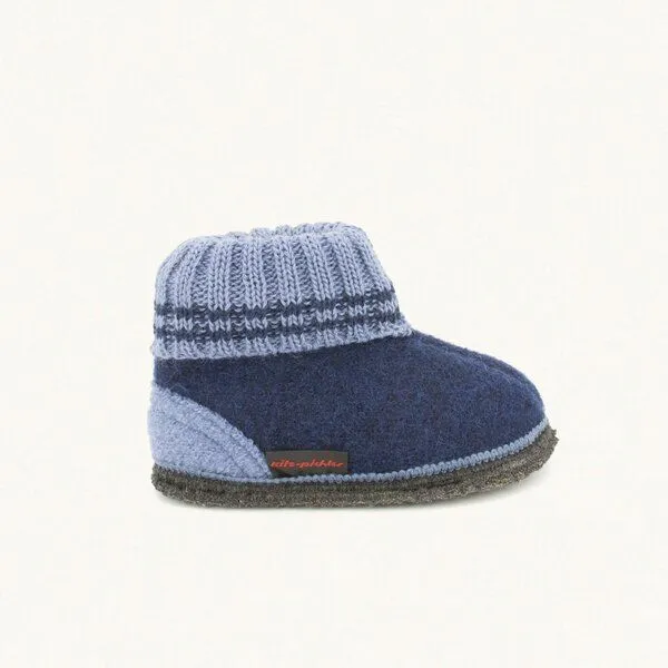 Kitz-Pichler Kitz-Pichler Walkpantoffel Oetz Kinder, Dunkel-blau, – Produktbild 4 von 4