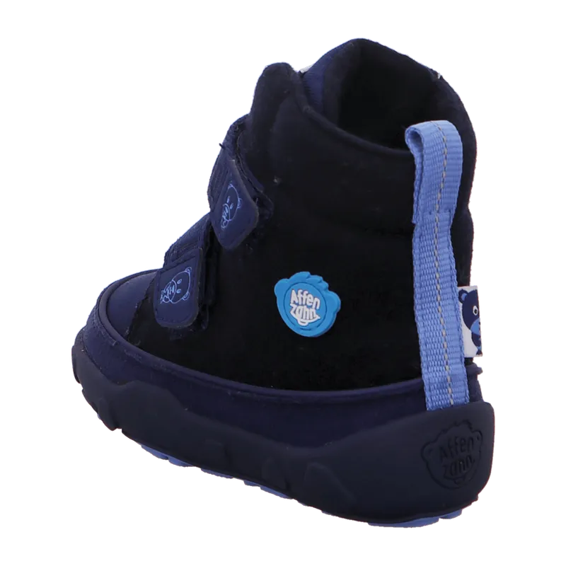 Affenzahn Affenzahn Comfy Walk Mid Bär für Kinder, blau, Größe 21 EU, Blau, – Produktbild 3 von 7