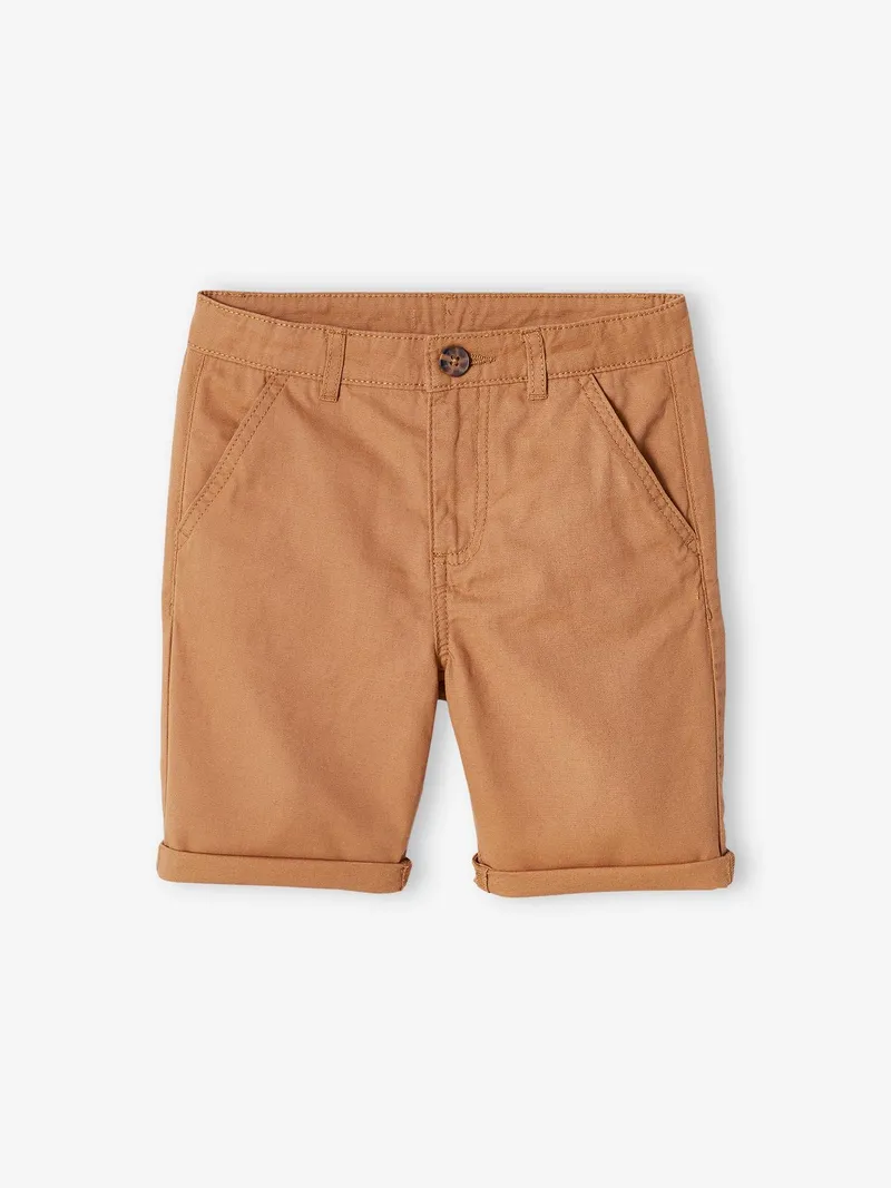 Vertbaudet Jungen Chino-Shorts, Beige, – Produktbild 1 von 3