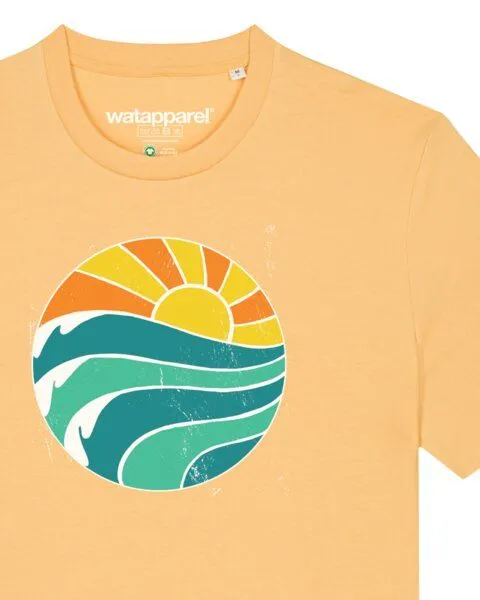 watapparel watapparel T-Shirt Unisex Summer Sun, Nispero, – Produktbild 3 von 4
