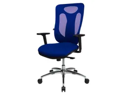 Topstar Topstar Bürodrehstuhl "Sitness Net Pro 100" mit Armlehnen blau – Produktbild 1 von 1