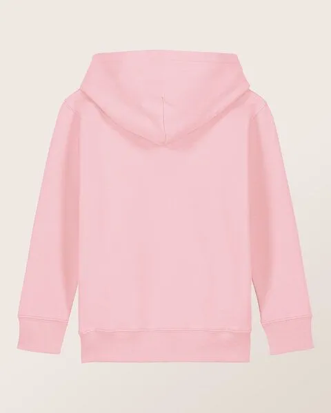 THE FACE OF ELEMENTS THE FACE OF ELEMENTS Playful Color Rush - Relaxed Fit Kids Hoodie aus 100% Bio-Baumwolle, Soft rose (rosa), – Produktbild 4 von 4