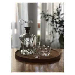 Kork-Deko Kork-Deko Schnaps Portionierer aus Glas | Dosierer für Liköre und Brände | 2 cl | mit Korken – Produktbild 1 von 1